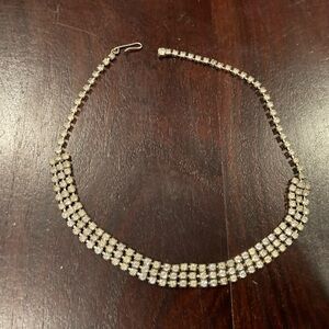 Elegant Rhinestone Choker Necklace